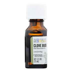 Aura Cacia Personal Care Clove Bud Essential Oil 0.5 Oz. Bottle