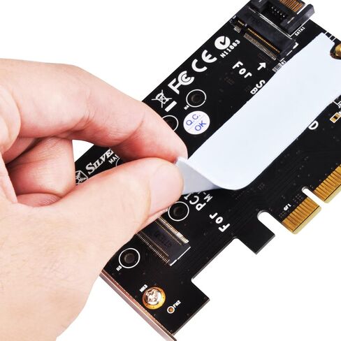 SilverStone Technology M.2 SSD Thermal Pad Universally Compatible with Samsung NVME, Crucial, Transcend, ADATA, and Many Others TP01-M2 in Saudi Arabia