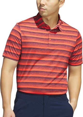 adidas Men's Two Color Stripe Golf Polo Shirt in Saudi Arabia