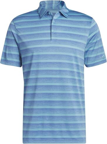 adidas Men's Two Color Stripe Golf Polo Shirt in Saudi Arabia