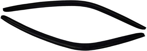 Lightronic WV92341 Outside-Mount Side Window Deflectors & Visors Rain Guards, Dark Smoke, 2-Pieces Set, Fits 2010-2024 Chevrolet Camaro Coupe (Excludes Convertible) in Saudi Arabia