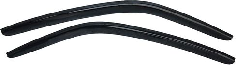 Lightronic WV92341 Outside-Mount Side Window Deflectors & Visors Rain Guards, Dark Smoke, 2-Pieces Set, Fits 2010-2024 Chevrolet Camaro Coupe (Excludes Convertible) in Saudi Arabia
