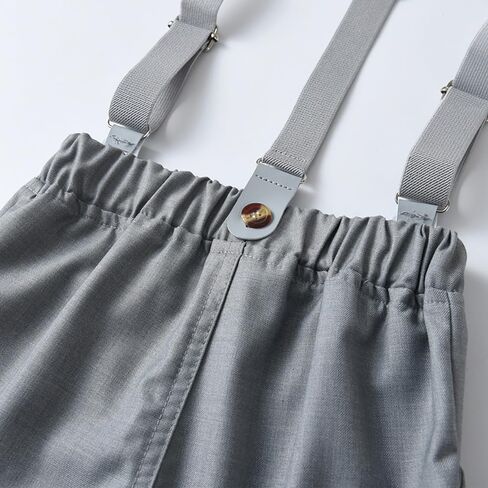 Toddler Dress Suits Baby Boys Clothes Sets Bowtie Shirts Suspenders Pants 4pcs Gentleman Outfits Suit 6 Month 6 Years in Kuwait