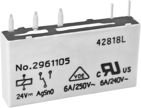 مرحل متعدد الاستخدامات 24V 6A 5-Pin رقم 2961105 - لوحة كمبيوتر آمنة وموثوقة أو حل مثبت على اللوحة in Saudi Arabia