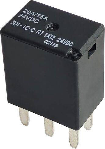 301-1C-C-R1 U02 24VDC Mini ISO مرحل السيارات مع جهات اتصال SPDT، وقدرة تحويل 35 أمبير، وتصميم Micro 280 - مرحل طاقة مكون من 5 دبابيس in Kuwait