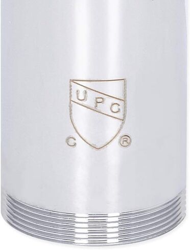 EZ-FLO 1-1/2 Inch x 12 Inch Heavy-Duty Threaded Tube, 17 Gauge, Chrome, 35113 in Saudi Arabia