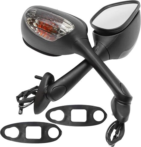 دراجة نارية مرآة الرؤية الخلفية Led بدوره إشارات استبدال لسوزوكي GSXR1000 2005-2015 GSXR600/750 2006-2015 (1 زوج) in Kuwait