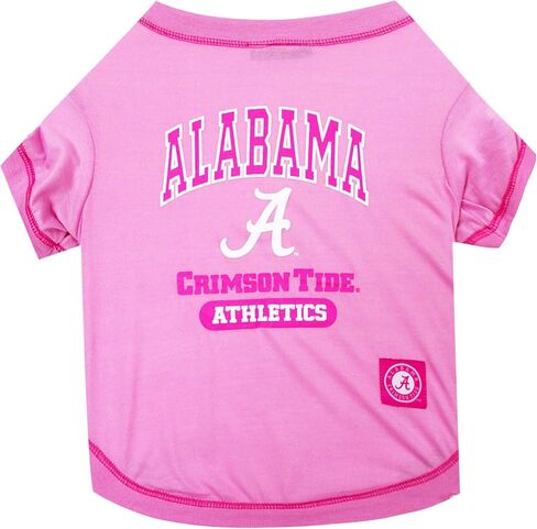 Pets First NCAA LSU Tigers Pet Pink T-Shirt, Medium. - Dog Pink Outfit. in Saudi Arabia