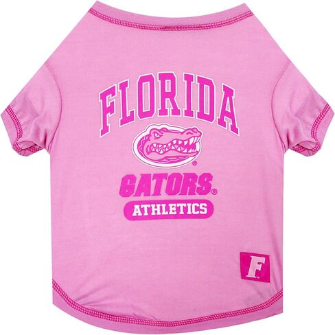 Pets First NCAA LSU Tigers Pet Pink T-Shirt, Medium. - Dog Pink Outfit. in Saudi Arabia