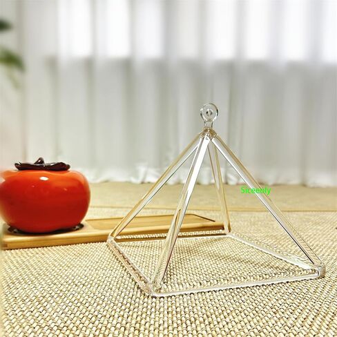 5 Inch Clear Quartz Crystal Singing Pyramid Healing Musical Instrument For Sound Healing Meditation With Crystal Singing Bowl Striker in Kuwait