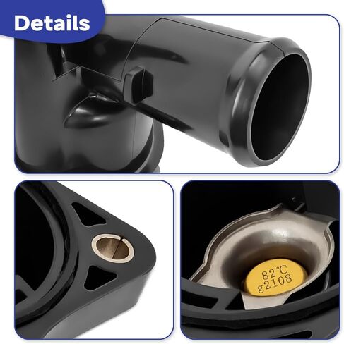 902-5138 مجموعة مبيت منظم الحرارة المتوافقة مع Lexus CT200H 2011-2017، Toyota Corolla 2020-2022، Toyota Prius 2010-2022 4 Cyl 1.8L، استبدال 1603137010 in Kuwait