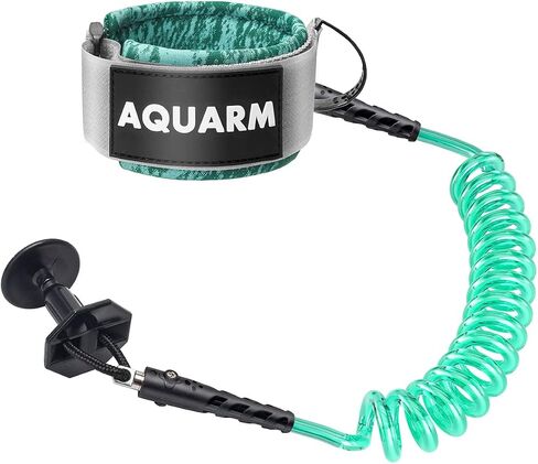 Bodyboard Leash with Plug Premium Body Board Wrist Leashes Comfortable Padded Neoprene Cuff with Double Stainless Steel Anti-Rust Swivels Quick Release Velcro Pull Tab in Saudi Arabia