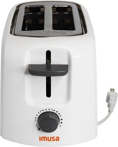 إيموسا USA GAU-80120W محمصة خبز كهربائية أساسية شريحتين 800 واط، أبيض in Kuwait