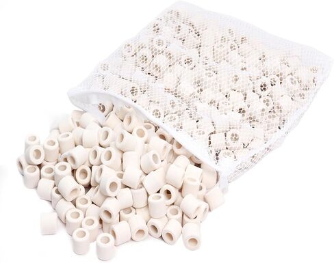 حلقات فلتر سيراميك لحوض السمك بوزن 2.4 رطل لحوض خزان الأسماك، فلتر العلبة، البركة in Kuwait