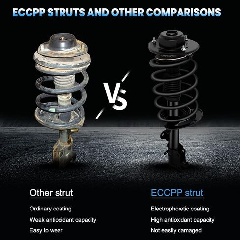 ECCPP Complete Struts Spring Assembly Front Struts Shock Absorber Fit for 2004 2005 2006 2007 2008 for Chrysler Pacifica Set of 2 in Saudi Arabia