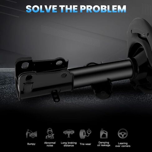 ECCPP Complete Struts Spring Assembly Front Struts Shock Absorber Fit for 2004 2005 2006 2007 2008 for Chrysler Pacifica Set of 2 in Saudi Arabia
