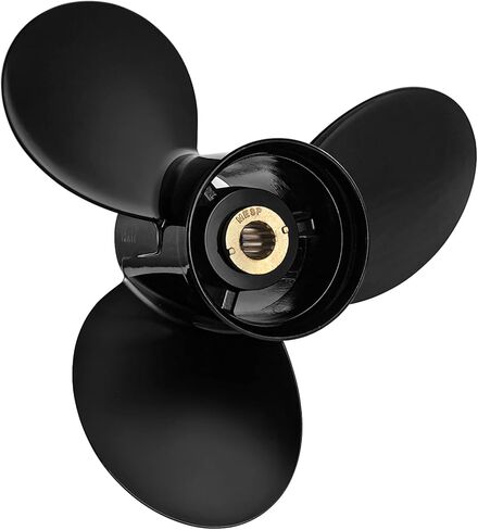 15 بوصة × 17 بوصة OEM رقم 48-832828A45 ترقية المروحة الخارجية المصنوعة من الألومنيوم تناسب محركات ميركوري 90CT-400HP 15 أسنان، RH in Kuwait