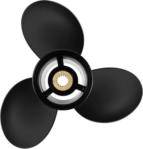 15 بوصة × 17 بوصة OEM رقم 48-832828A45 ترقية المروحة الخارجية المصنوعة من الألومنيوم تناسب محركات ميركوري 90CT-400HP 15 أسنان، RH in Kuwait