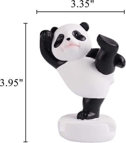 Kawaii Phone Stand for Desk,Adjustable Compatible with Smartphones and Tablets,Cute Panda Smartphone Stand,Kawaii Room Decor Aesthetic (Black) in Saudi Arabia