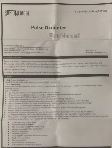 مقياس التأكسج النبضي بأطراف الأصابع، جهاز مراقبة تشبع الأكسجين في الدم (SpO2) مع قياسات معدل النبض ورسم بياني شريطي للنبض، شاشة قراءة رقمية محمولة OLED، البطاريات متضمنة in Kuwait