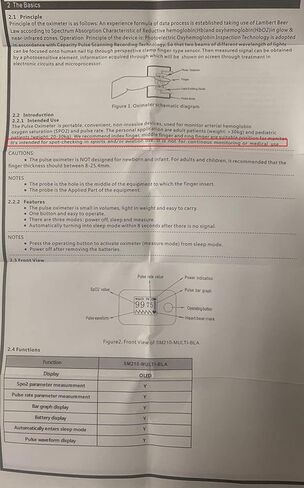 مقياس التأكسج النبضي بأطراف الأصابع، جهاز مراقبة تشبع الأكسجين في الدم (SpO2) مع قياسات معدل النبض ورسم بياني شريطي للنبض، شاشة قراءة رقمية محمولة OLED، البطاريات متضمنة in Kuwait