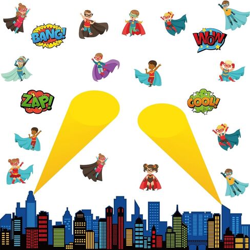 Super Theme Hero Classroom Decor Super Theme Hero Classroom Bulletin Board Decorations Super Theme Hero Sayings School Bulletin Board Set Hero Theme Cutouts Decor in Saudi Arabia