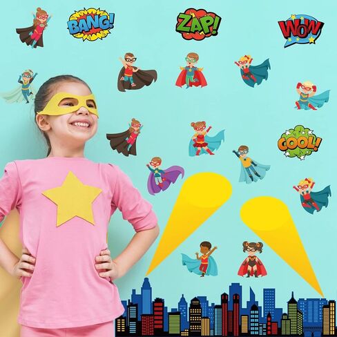 Super Theme Hero Classroom Decor Super Theme Hero Classroom Bulletin Board Decorations Super Theme Hero Sayings School Bulletin Board Set Hero Theme Cutouts Decor in Saudi Arabia