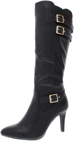 حذاء Rialto Shoes"CAHOON" للنساء، أسود/ناعم، 8 M in Kuwait