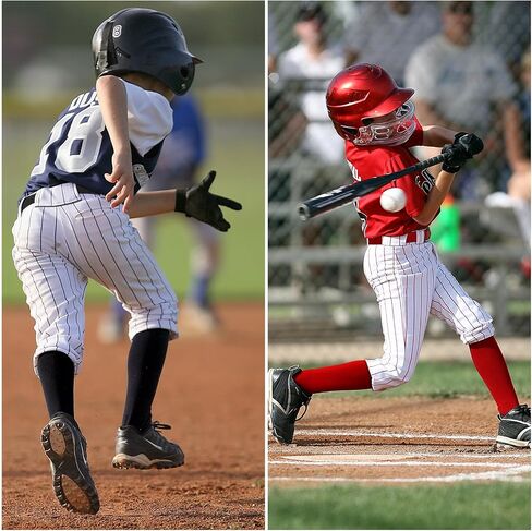 Baseball Socks and Belt Combo for Youth Adult - Softball Socks and Belts for Boys and Grils (2 Pairs of Socks & 1 Belt) in Saudi Arabia