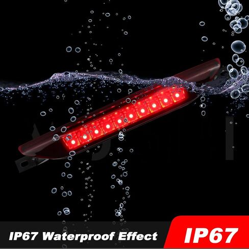 High Mount Stop LED Third Brake Light Fit For 2011-2017 Dodge Durango Jeep Grand Cherokee Dodge Caliber Jeep Compass(Red) in Saudi Arabia