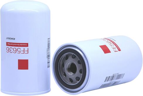 عبوتان من فلتر الوقود FF5636 (5 ميكرون) يحل محل FF5813، 4940647، P550879، BF7924، 33936 متوافق مع محركات Cummins ISC8.3 ISL9 ISB6.7 للشاحنات الدولية وKenworth وMack وPeterbilt وVolvo in Saudi Arabia