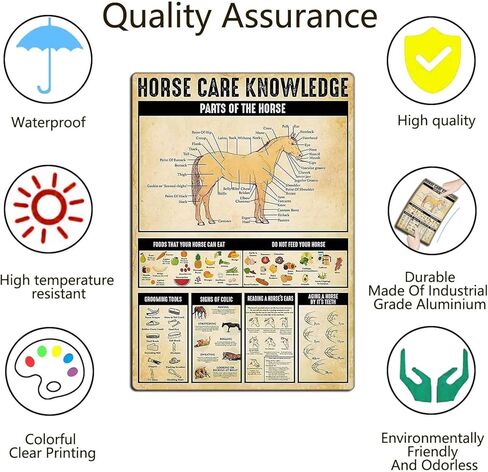 خمر القصدير المشارك الحصان الرعاية المعرفة البلد كوخ معدن القصدير تسجيل 12x16 بوصة الرجعية الفن شريط المنزل مطعم المرآب مقهى جدار ديكور لوحة معدنية in Kuwait
