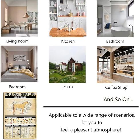 خمر القصدير المشارك الحصان الرعاية المعرفة البلد كوخ معدن القصدير تسجيل 12x16 بوصة الرجعية الفن شريط المنزل مطعم المرآب مقهى جدار ديكور لوحة معدنية in Kuwait