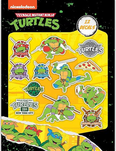ملصقات الفينيل لسلاحف النينجا TMNT - ليوناردو، رافاييل، مايكل أنجلو، دوناتيلو، ملصقات سلاحف النينجا للسيارة وزجاجة المياه وخوذة الدراجة والكمبيوتر المحمول ولوح التزلج في الهواء الطلق مقاومة للماء in Saudi Arabia