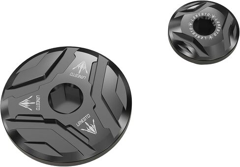 2PCS Engine Crankcase Cover Plugs Kit Compatible with Yamaha Raptor 700 700R YFM700 R (Black) in Saudi Arabia