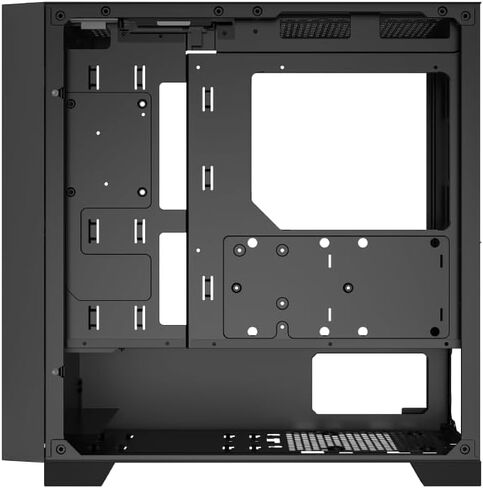PCCOOLER CPS - C3D310 ARGB أسود - حافظة M-ATX لتدفق الهواء - حقيبة سطح مكتب للألعاب مع مروحتين ARGB - M-ATX/ITX - دعم بطاقات الرسومات 350 مم (C3-D310BKP2-GL) in Kuwait