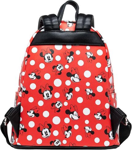 Loungefly Women's Disney Minnie Mouse Polka Dot Red Backpack in Saudi Arabia