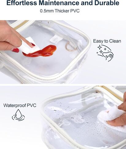 PACKISM Clear Sling Bag Stadium معتمد - حقيبة شفافة لأحداث الحفلات الموسيقية الرياضية، تمر بسرعة، حقيبة كروس شفافة مع حزام مريح يسهل حملها، أسود + أبيض in Kuwait