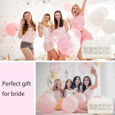 حزمة فاني العروس، حقيبة حزام صغيرة للعروس، العروس لتكون هدايا لحفلات الزفاف وحفلات الزفاف، هدايا العازبة لحزمة خصر العروس مع حزام قابل للتعديل، حقيبة خصر كروس مقاومة للماء in Kuwait