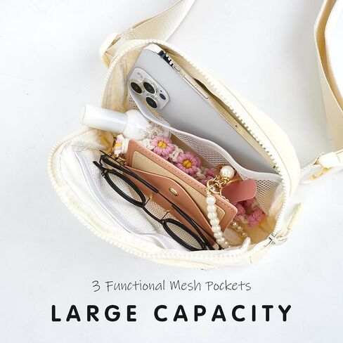 حزمة فاني العروس، حقيبة حزام صغيرة للعروس، العروس لتكون هدايا لحفلات الزفاف وحفلات الزفاف، هدايا العازبة لحزمة خصر العروس مع حزام قابل للتعديل، حقيبة خصر كروس مقاومة للماء in Kuwait