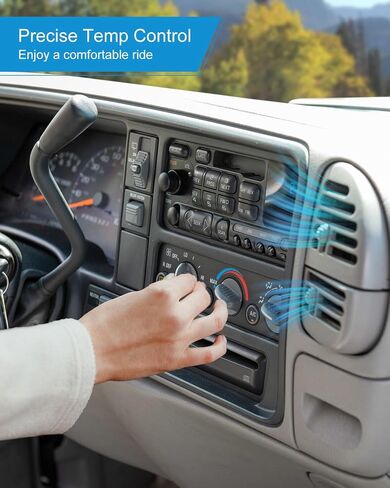 تسخير سلك محول التحكم في درجة حرارة مكيف الهواء مع خيار تذويب خلفي مناسب لسيارة Chevy GMC C1500-C3500 K1500-K3500 Silverado Suburban Tahoe 1995، تحويل 1996-1999 وحدة في 1995 مركبة in Saudi Arabia
