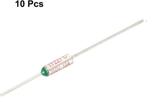 Uxcell 250V 10A 227 درجة مئوية دائرة قطع درجة الحرارة مصهر حراري 10 قطع in Saudi Arabia