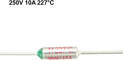 Uxcell 250V 10A 227 درجة مئوية دائرة قطع درجة الحرارة مصهر حراري 10 قطع in Saudi Arabia