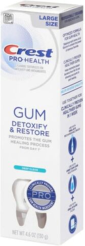 Crest Pro-Health Gum Detoxify Deep Clean Toothpaste 4.8 oz - Anticavity, Antibacterial Flouride Toothpaste, Clinically Proven, Gum and Enamel Protection, Plaque Control in Saudi Arabia