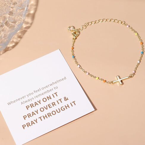 choice of all First Communion Bracelets for Girls Cross Beaded Bracelet Christian Faith Religous Bracelet First Communion Gifts Baptism Gifts Confirmation Gifts for Teen Girls in Saudi Arabia