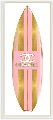 شعار Stupell Industries Pink Glam Stripes المصمم على الموضة لركوب الأمواج، تصميم مادلين بليك in Saudi Arabia
