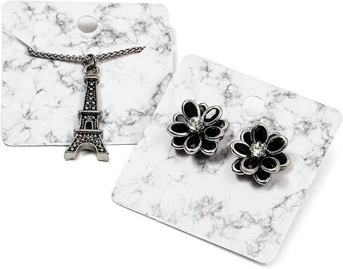 Jewelry Display Cards in Marble Design (2 x 2 Inches, 300-Pack) in Saudi Arabia