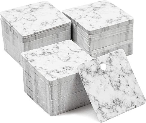 Jewelry Display Cards in Marble Design (2 x 2 Inches, 300-Pack) in Saudi Arabia
