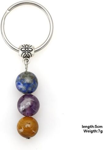 Healing Chakra Crystal Beaded Bracelet with Wish Card Adjustable Love Friendship Spiritual Anxiety Relief Stone Beaded Braide Bracelet for Women Girls Yoga Meditation Relax Anxiety Jewelry Gifts in Saudi Arabia