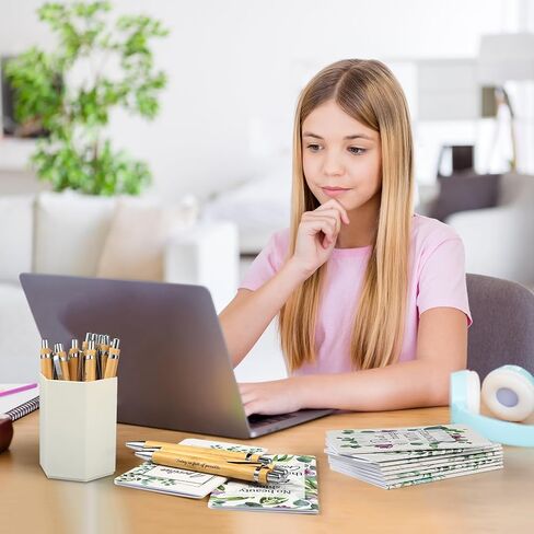 مجموعة هدايا ملهمة مكونة من 48 قطعة، دفاتر ملاحظات صغيرة تحفيزية، أقلام آية الكتاب المقدس، دفاتر ملاحظات ملهمة مع أقلام اقتباس تحفيزية، هدايا مسيحية للنساء، لوازم السفر المكتبية والمدرسة (كلاسيكية) in Saudi Arabia